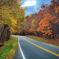 Winding West Virginia Road in Fall Photograph by Lora J Wilson Winding West Virginia Road in Fall Photograph by Lora J Wilson