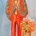 Window Dressing Painting by Juliette Becker Window Dressing Painting by Juliette Becker