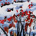 Winter Berries Painting by Sheila Romard Winter Berries Painting by Sheila Romard
