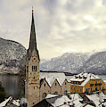 Winter in Hallstatt Photograph by Robert Grac