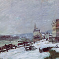 Winter in Marly, Snow Effect 1876 by Alfred Sisley