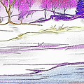 Winter River 2 Digital Art by Darren Cannell Winter River 2 Digital Art by Darren Cannell