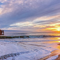 Winter Sunrise at Sandbridge Photograph by Donna Twiford Winter Sunrise at Sandbridge Photograph by Donna Twiford