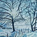 Winter Trees in Snow Painting by Luisa Millicent Winter Trees in Snow Painting by Luisa Millicent