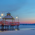 Winter Twilight Photograph by Rod Best Winter Twilight Photograph by Rod Best