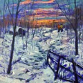 Winter walk by Daniel W Green