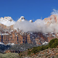 Winter's Panoramic Suite in Zion National Park Photograph by Dave Diegelman Winter's Panoramic Suite in Zion National Park Photograph by Dave Diegelman