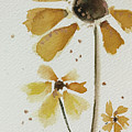 Wispy Funflower Painting by Roxy Rich Wispy Funflower Painting by Roxy Rich