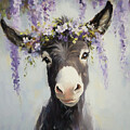 Wisteria Donkey by Tina LeCour