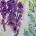 Wisteria Flowers Painting by Roxy Rich Wisteria Flowers Painting by Roxy Rich