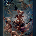 Witches Going To Their Sabbath by Luis Ricardo Falero Old Masters Classical Art Reproduction Painting by Rolando Burbon Witches Going To Their Sabbath by Luis Ricardo Falero Old Masters Classical Art Reproduction Painting by Rolando Burbon