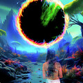 Woman Enters a Mystical Dreamscape With Vibrant Colors by Harry Spitz