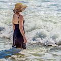 Woman in The Waves Photograph by WAZgriffin Digital Woman in The Waves Photograph by WAZgriffin Digital