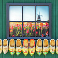 Wooden Shoes on a Wall by Robert Carter