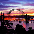 Yaquina Bay Bridge Sunrise by Darren White Yaquina Bay Bridge Sunrise by Darren White