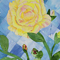 Yellow Rose of Texas 3 Mixed Media by Vivian Aumond Yellow Rose of Texas 3 Mixed Media by Vivian Aumond