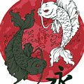 Yin Yang Koi Fish by Jacob Zelazny Yin Yang Koi Fish by Jacob Zelazny