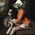 Yoda Star Wars Antique Vintage Painting Painting by Tony Rubino Yoda Star Wars Antique Vintage Painting Painting by Tony Rubino
