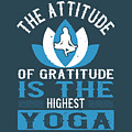 Yoga Gift The Attitude Of Gratitude Is The Highest Yoga Funny Women's Tank  Top by Jeff Creation - Pixels