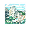 Yosemite Day Painting by Luisa Millicent Yosemite Day Painting by Luisa Millicent
