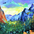 Yosemite Valley - Tunnel View by Elise Palmigiani