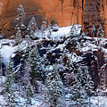Zion's Christmas Panorama Photograph by Dave Diegelman Zion's Christmas Panorama Photograph by Dave Diegelman