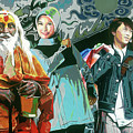 Zusammen Painting by Uwe Fehrmann Zusammen Painting by Uwe Fehrmann
