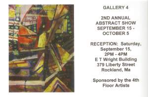 2nd Annual Abstract Art Show at Gallery 4