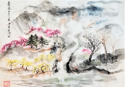 Chinese Brush Painting Class at Arts Council of Princeton