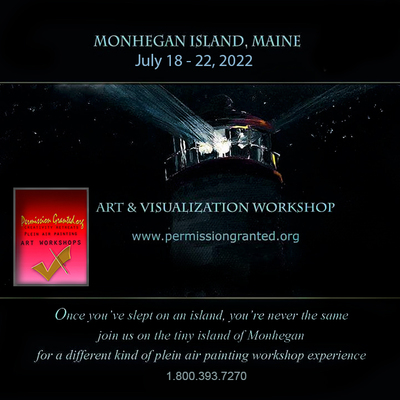 MAINE  Monhegan Island July ART and VISUALIZATION workshop