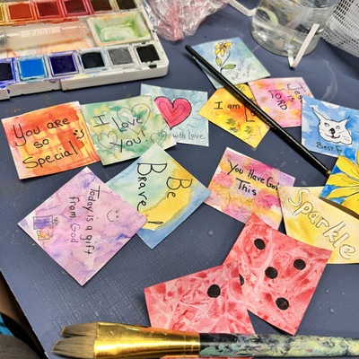Motivational Watercolor Blocks 