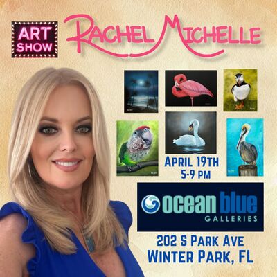 Rachel Michelle at Ocean Blue Galleries Winter Park FL