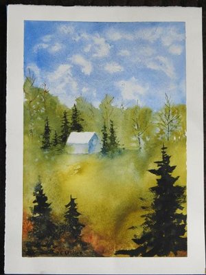 Solo Art Exhibit Watercolor by Eunice Miller in Epping New Hampshire