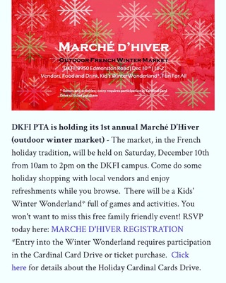 Winter Market at Dora Kennedy