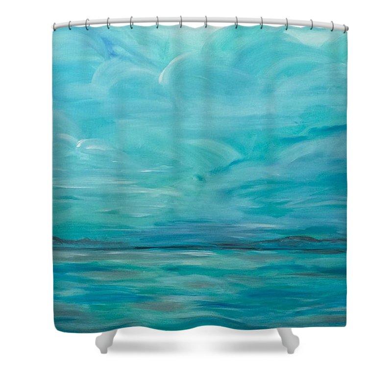 Beach View Shower Curtain for Sale by Carey Chen